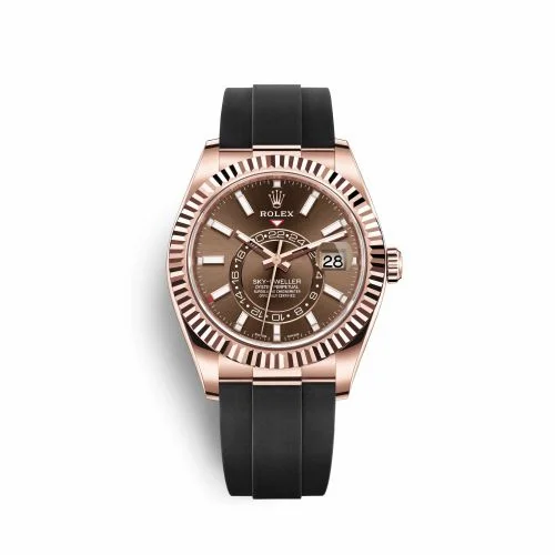 Rolex Sky-Dweller Everose / Chocolate / Oysterflex 326235-0005 (M326235-0005)